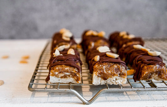 No Bake Snickers Bars