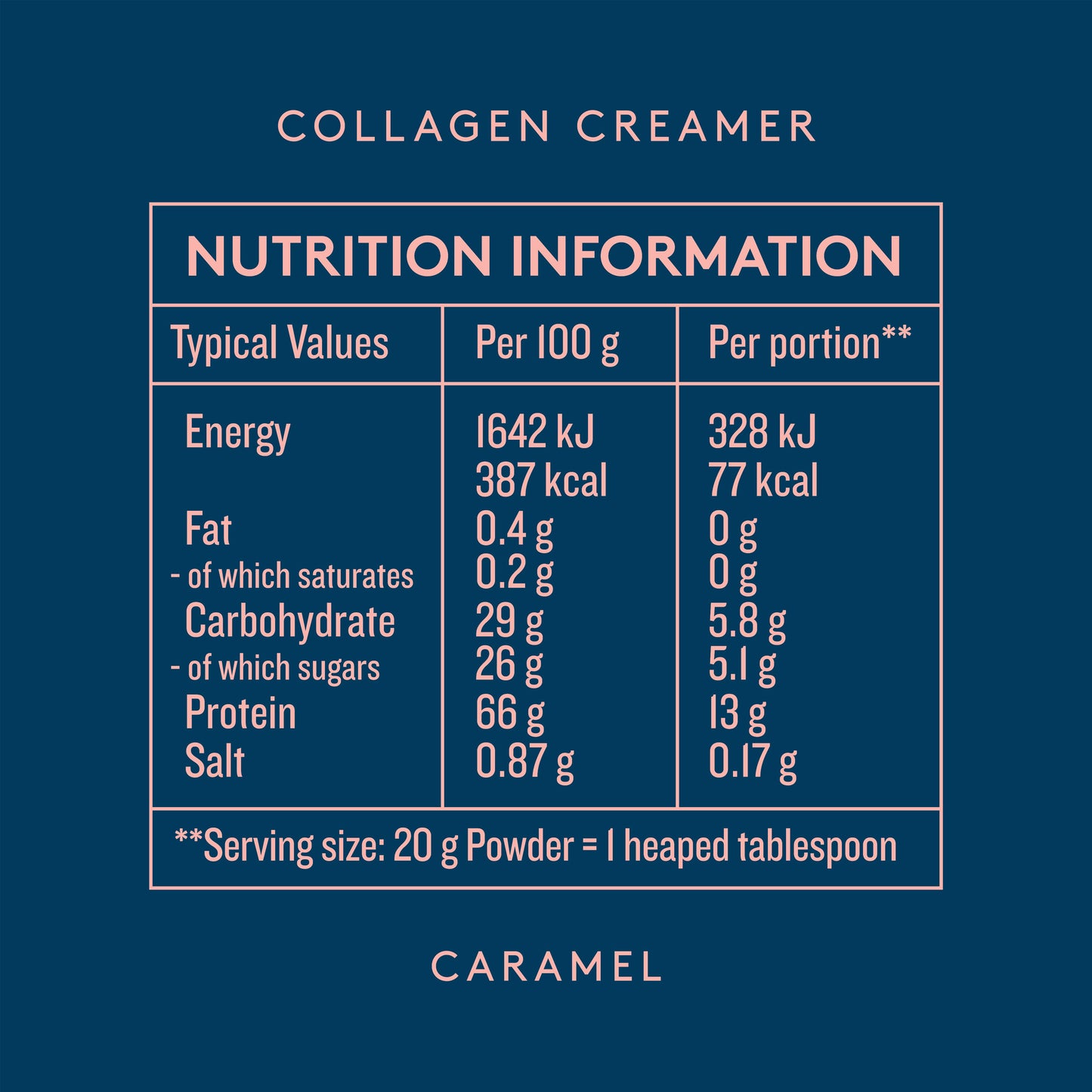 Collagen Creamer Caramel