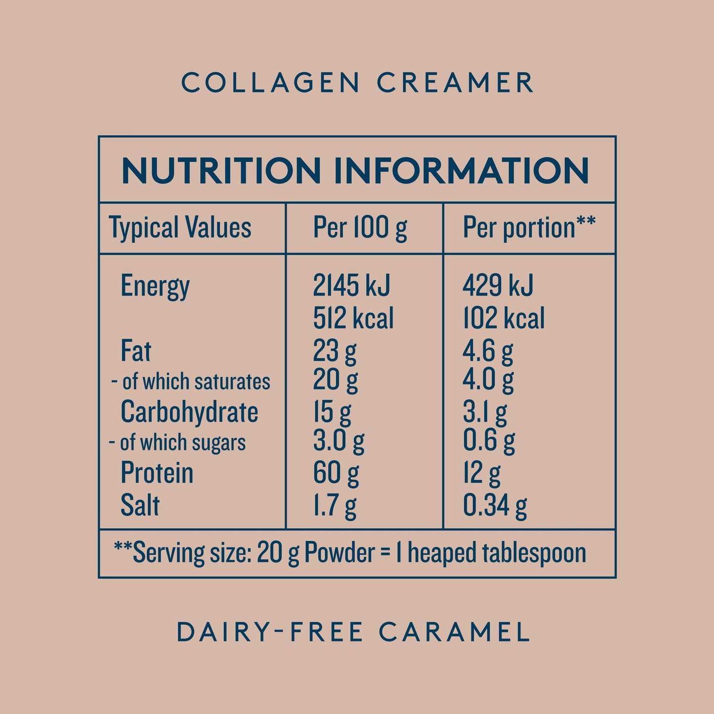 Dairy-Free Collagen Creamer Caramel