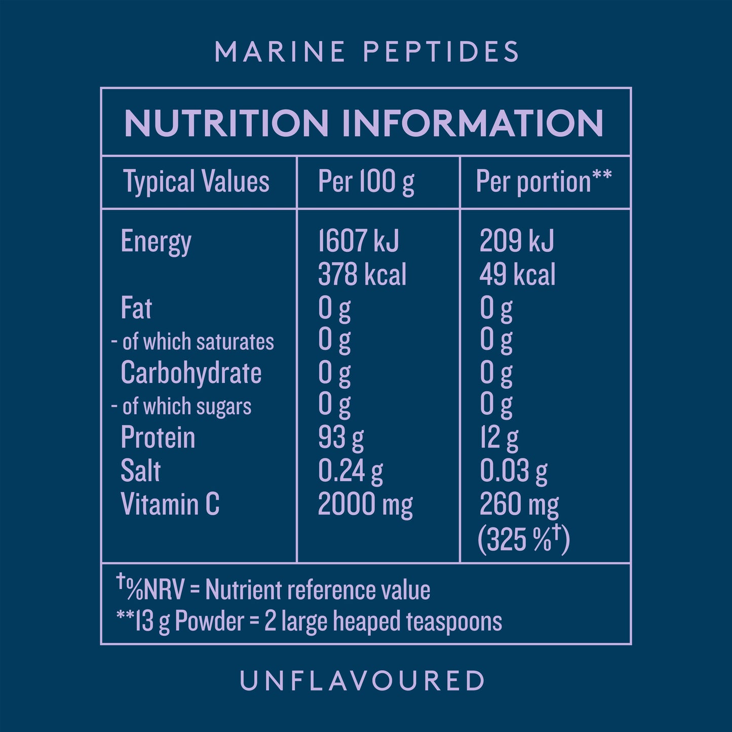 Marine Collagen Peptides Unflavoured