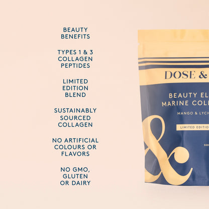 Marine Collagen Beauty Elixir - Mango & Lychee