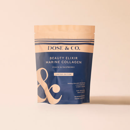 Marine Collagen Beauty Elixir - Peach & Raspberry