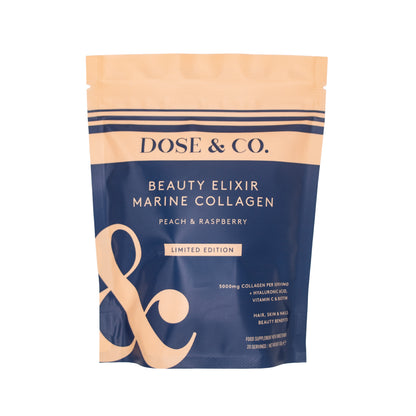 Marine Collagen Beauty Elixir - Peach & Raspberry