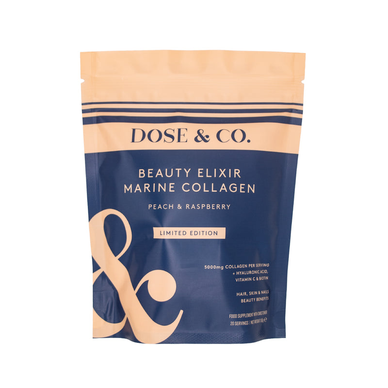 Marine Collagen Beauty Elixir - Peach & Raspberry