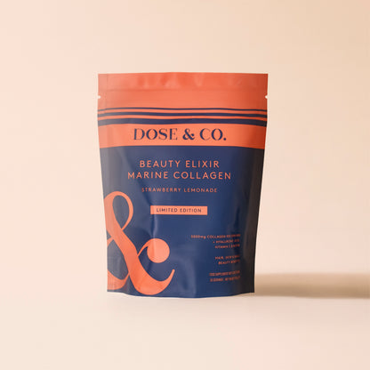 Marine Collagen Beauty Elixir - Strawberry Lemonade