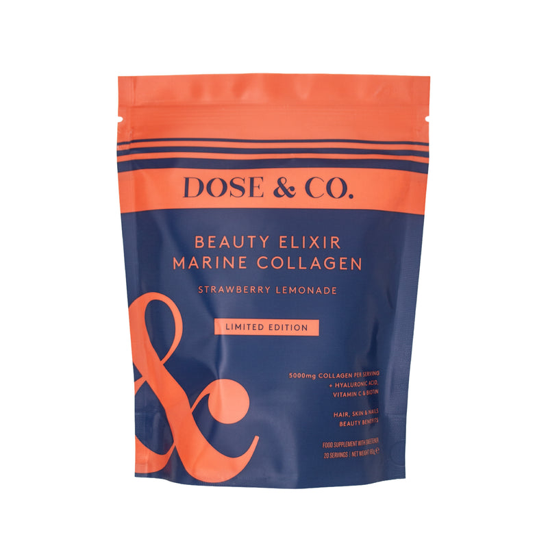 Marine Collagen Beauty Elixir - Strawberry Lemonade