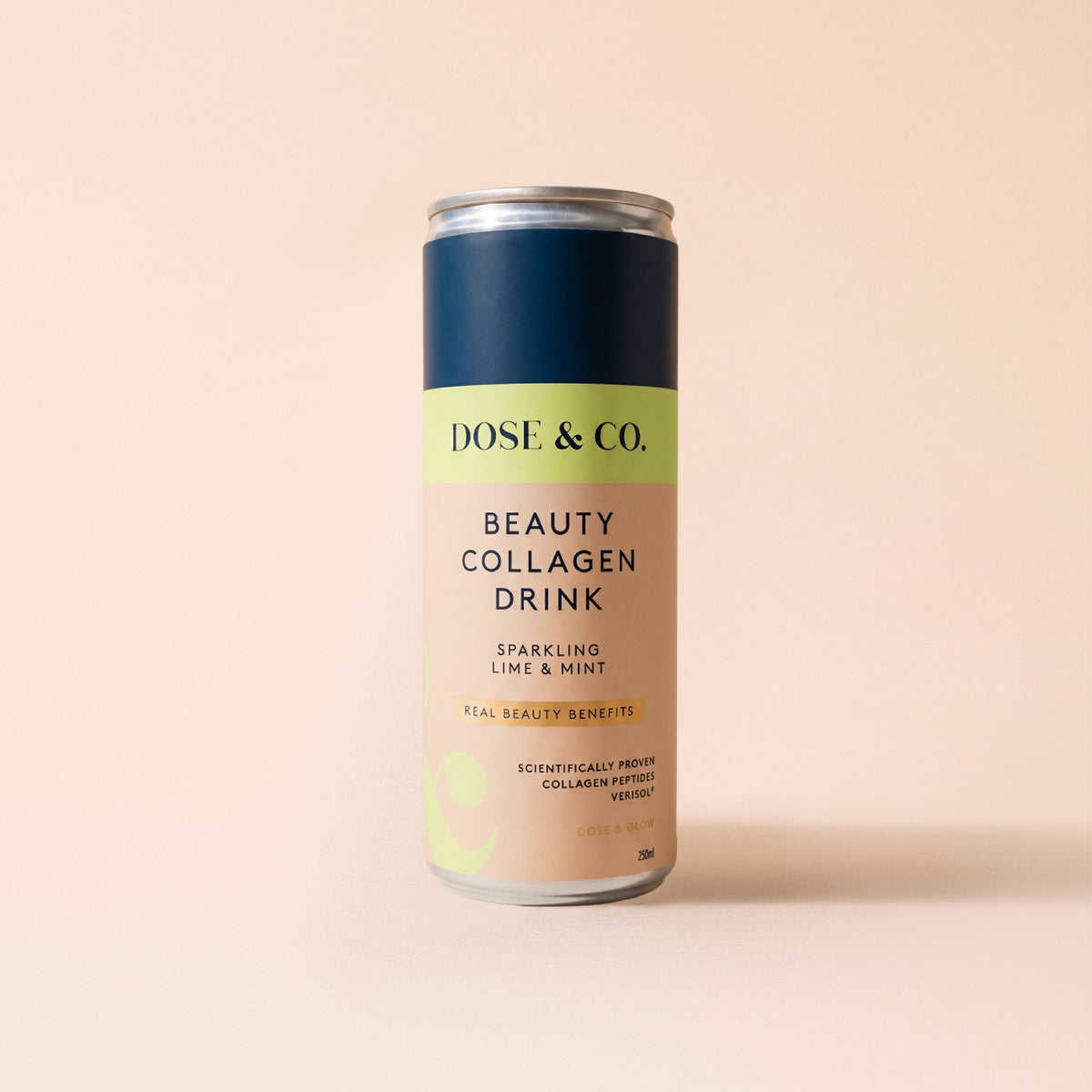 Dose & Co Beauty Collagen Sparkling Drink Lime & Mint 250ml