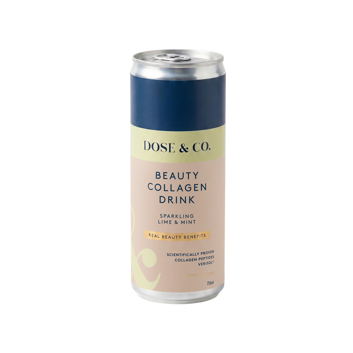 Dose & Co Beauty Collagen Sparkling Drink Lime & Mint 250ml