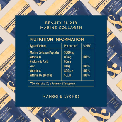 Marine Collagen Beauty Elixir 150g - Mango & Lychee