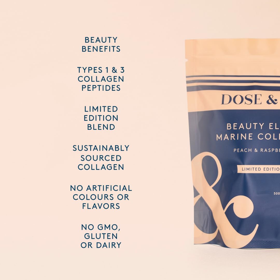 Marine Collagen Beauty Elixir 150g - Peach & Raspberry