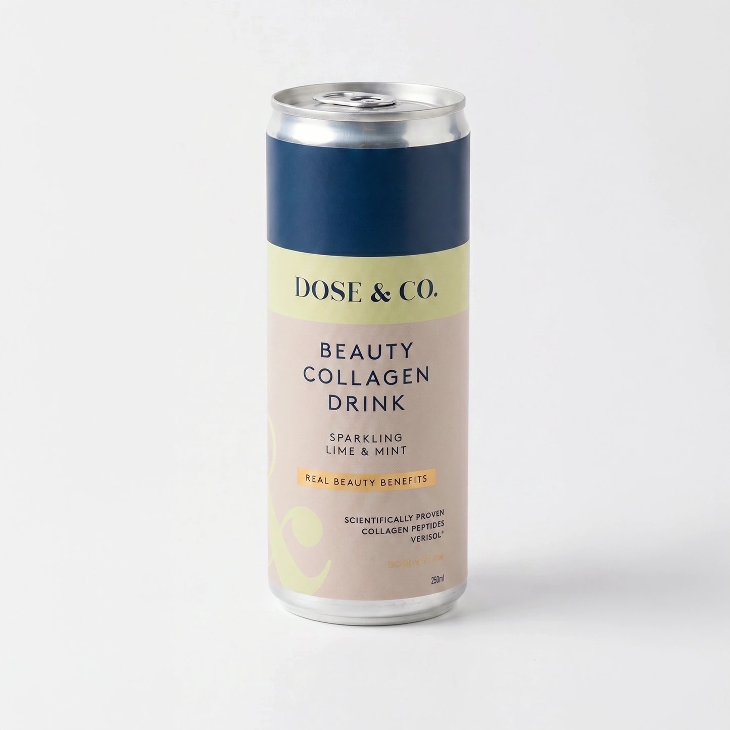 Dose & Co Beauty Collagen Sparkling Drink Lime & Mint 250ml