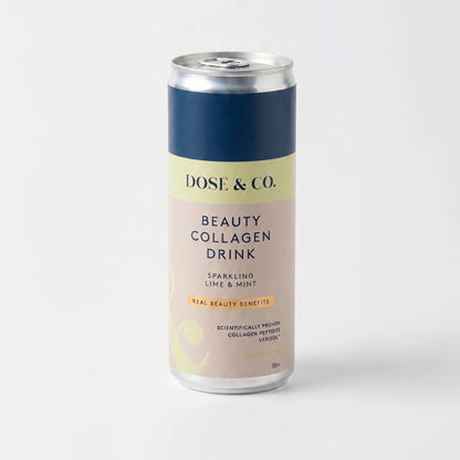 Dose & Co Beauty Collagen Sparkling Drink Lime & Mint 250ml