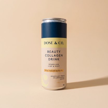 Dose & Co Beauty Collagen Sparkling Drink Lime & Mint 250ml