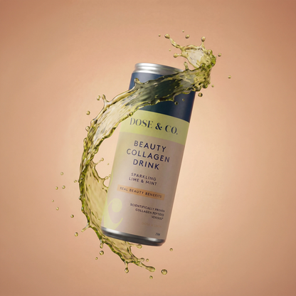 Dose & Co Beauty Collagen Sparkling Drink Lime & Mint 250ml