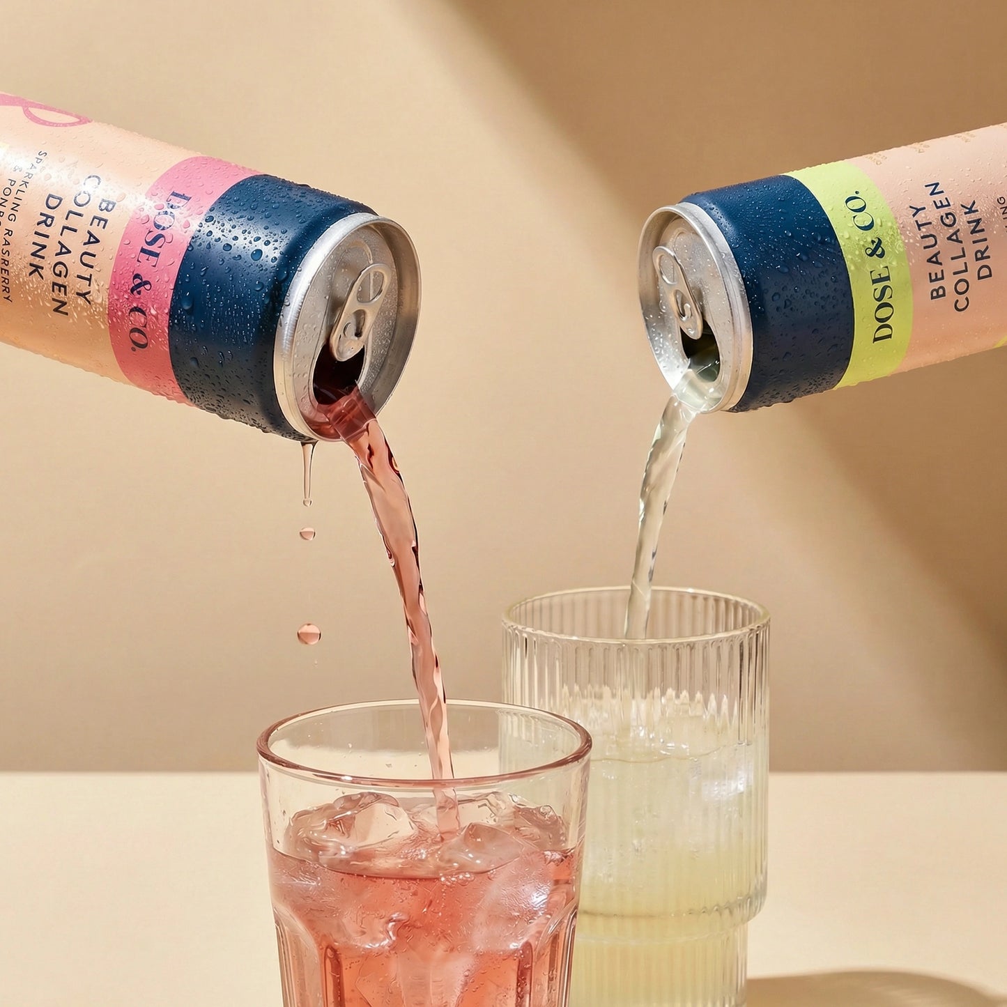 Dose & Co Beauty Collagen Sparkling Drink Raspberry & Pomegranate 250ml